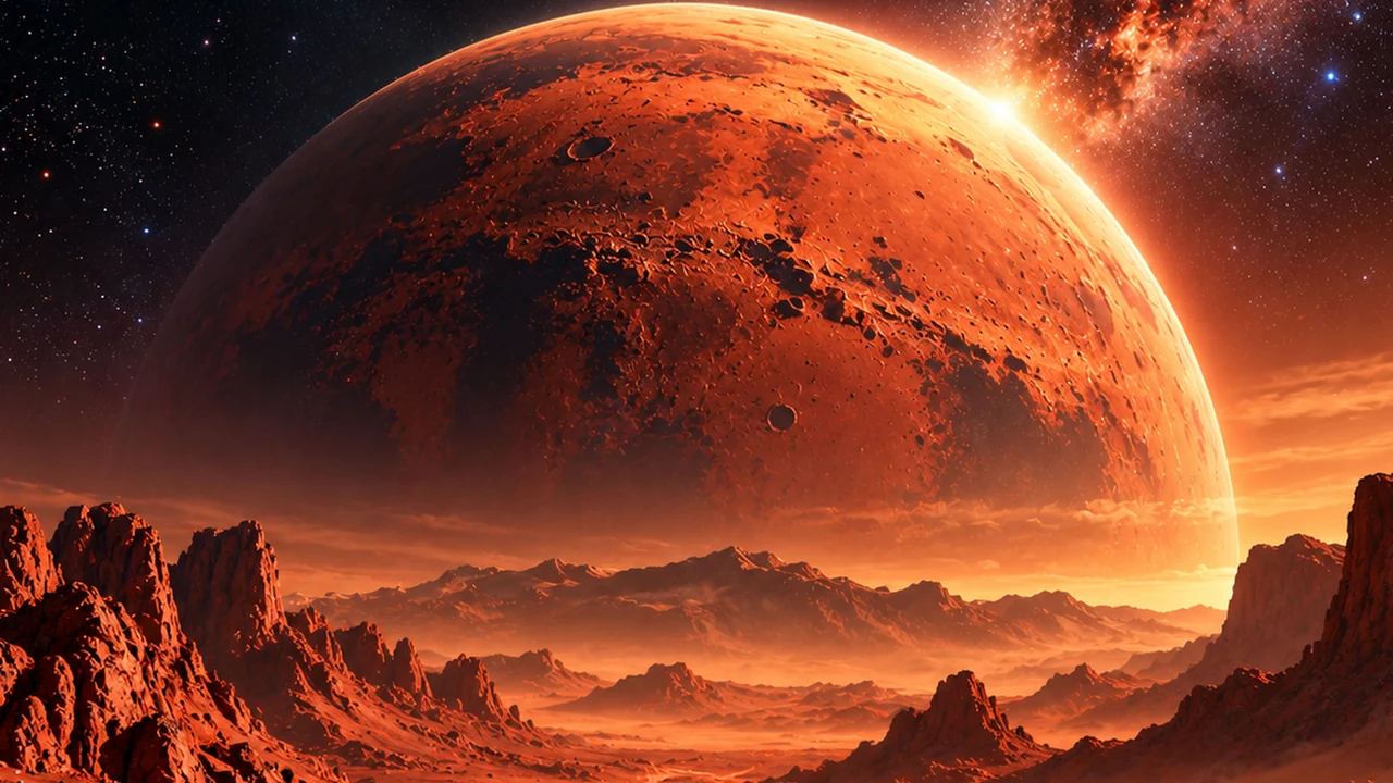 Widescreen concept artwork for I'm From Mars